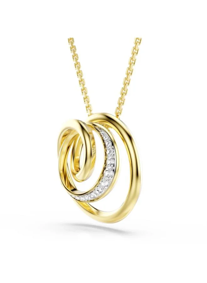 SWAROVSKI  Hyperbola Crystal Gold Tone Plated Necklace for Women | Best Price UAE